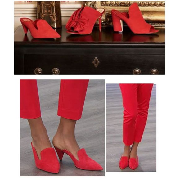 Vince Camuto red mules - Picture 8 of 8